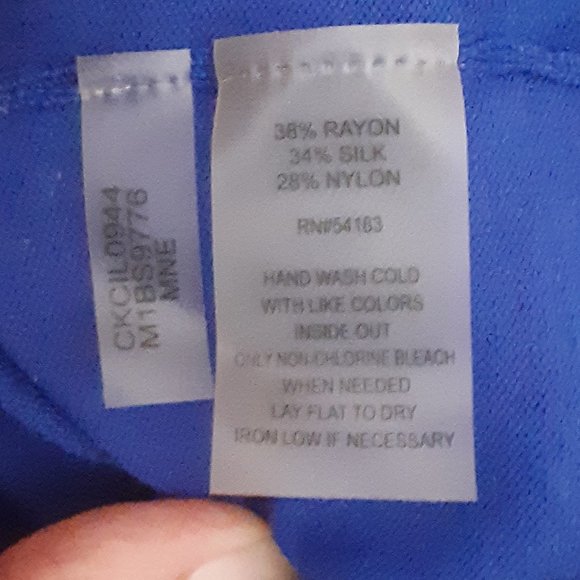 Calvin Klein metallic bead sweater womens size XS - Picture 11 of 11